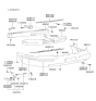 Diagram for 2000 Hyundai XG300 Light Socket - 92451-39050