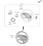 Diagram for 2024 Hyundai Genesis Electrified G80 Steering Wheel - 56100-JI900-OWN