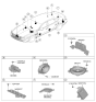 Diagram for 2024 Hyundai Genesis G80 Car Speakers - 96361-T1500