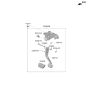 Diagram for 2024 Hyundai Genesis Electrified G80 Brake Pedal - 32810-JI100