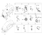 Diagram for 2024 Hyundai Genesis Electrified G80 Antenna - 95460-JI100