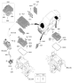 Diagram for 2024 Hyundai Genesis Electrified G80 Water Pump - 36910-0EKC0