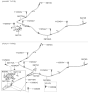 Diagram for Hyundai Santa Fe Parking Brake Cable - 59770-2B550