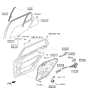 Diagram for 2007 Hyundai Santa Fe Door Handle - 83610-0W000-J4