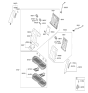 Diagram for 2025 Hyundai Sonata Cup Holder - 89940-L1000