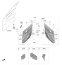 Diagram for 2025 Hyundai Sonata Power Window Switch - 93575-L1015-YTH