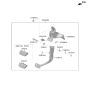 Diagram for 2024 Hyundai Sonata Brake Pedal - 32810-L1100