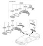 Diagram for 2024 Hyundai Sonata Car Mirror - 87610-L1BT0
