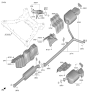 Diagram for 2024 Hyundai Sonata Muffler - 28610-L1900