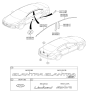 Diagram for 2018 Hyundai Elantra Emblem - 86321-F2000