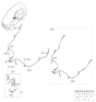 Diagram for 2016 Hyundai Elantra Parking Brake Cable - 59760-F2000