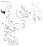 Diagram for Hyundai Elantra Bumper - 86612-F2500