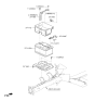 Diagram for Hyundai Elantra Battery Tray - 37150-F2000