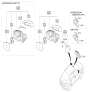Diagram for 2024 Hyundai Nexo Car Mirror - 85101-4U200