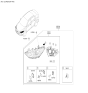 Diagram for Hyundai Elantra Headlight - 92101-F2050