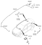 Diagram for 2017 Hyundai Elantra Antenna - 96210-F2010-UYS