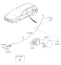 Diagram for Hyundai Fuel Filler Housing - 69513-2L200