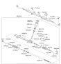 Diagram for Hyundai Steering Gear Box - 56500-2H300
