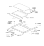 Diagram for 2008 Hyundai Elantra Touring Sunroof - 81610-2L201
