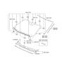 Diagram for Hyundai Elantra Touring Weather Strip - 86430-2L000