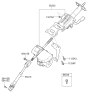 Diagram for 2012 Hyundai Elantra Touring Steering Column - 56310-2L000