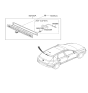 Diagram for 2008 Hyundai Elantra Touring Windshield Washer Nozzle - 98930-2L100
