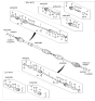 Diagram for Hyundai Elantra Touring CV Joint - 49535-2L101