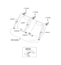Diagram for 2011 Hyundai Elantra Touring Seat Belt - 89820-2L510-9K