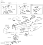 Diagram for 2010 Hyundai Elantra Touring Armrest - 84660-2L100-WG