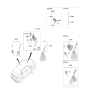 Diagram for 2024 Hyundai Elantra Car Key - 81996-AA540