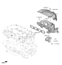 Diagram for 2024 Hyundai Elantra Catalytic Converter - 28500-2M705