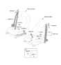 Diagram for 2026 Hyundai Elantra Seat Belt - 88820-AA500-NNB