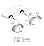 Diagram for 2025 Hyundai Elantra Wheelhouse - 86812-AANA0