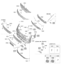 Diagram for 2024 Hyundai Elantra Bumper - 86511-AAAA0