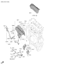 Diagram for 2024 Hyundai Elantra Fuel Filler Hose - 28913-2M500