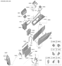 Diagram for 2024 Hyundai Elantra Cup Holder - 84670-AAAA0-4X