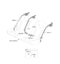 Diagram for 2026 Hyundai Elantra Seat Belt - 89850-AA510-YFR