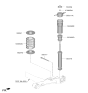 Diagram for 2024 Hyundai Elantra Shock Absorber - 55307-AAEA0
