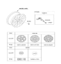 Diagram for 2024 Hyundai Tucson Spare Wheel - 52910-P0160