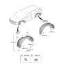 Diagram for 2024 Hyundai Tucson Wheelhouse - 86812-N9000