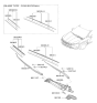 Diagram for 2026 Hyundai Tucson Wiper Arm - 98311-N9000