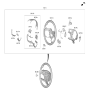Diagram for 2024 Hyundai Tucson Steering Wheel - 56111-N9300-LM5