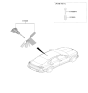 Diagram for 2024 Hyundai Sonata Door Lock Cylinder - 81905-L1510