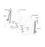 Diagram for 2024 Hyundai Sonata Seat Belt - 88830-L5650-YTH