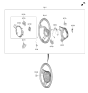 Diagram for 2025 Hyundai Sonata Hybrid Steering Wheel - 56111-L1HA0-YTH