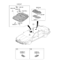 Diagram for 2024 Hyundai Sonata Hybrid Dome Light - 92800-L1BB0-MMH