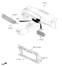 Diagram for 2025 Hyundai Sonata Hybrid A/C Switch - 97250-L5AA0-VCA