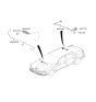 Diagram for 2025 Hyundai Sonata Antenna - 96210-L1BF0-EB