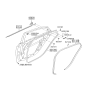 Diagram for 2009 Hyundai Sonata Door Seal - 83120-3S000-RY