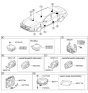 Diagram for 2012 Hyundai Sonata Car Speakers - 96330-3S000